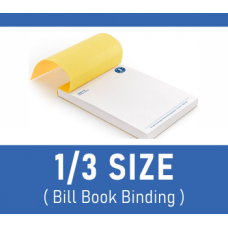1/3 Size - Bill Book