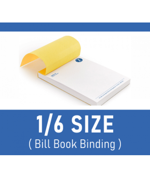 1/6 Size - Bill Book