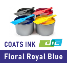 Coats DIC Floral Royal Blue