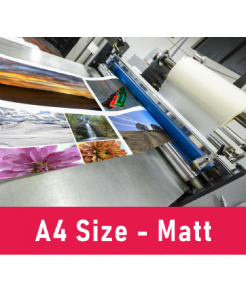 A4 Size Matt Lamination