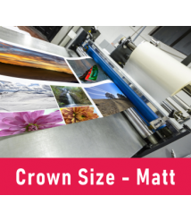 Crown Size Matt Lamination