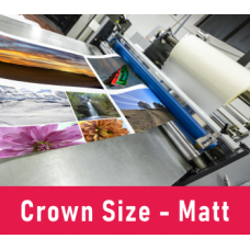 Crown Size Matt Lamination