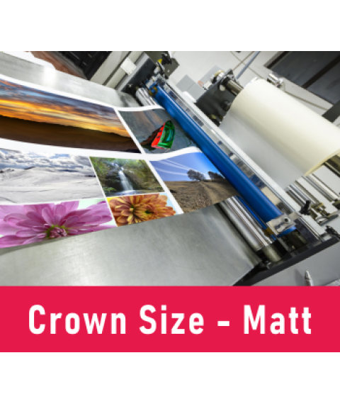 Crown Size Matt Lamination