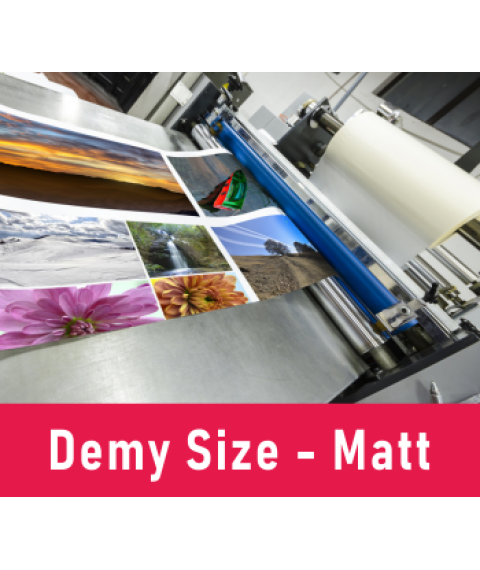 Demy Size Matt Lamination